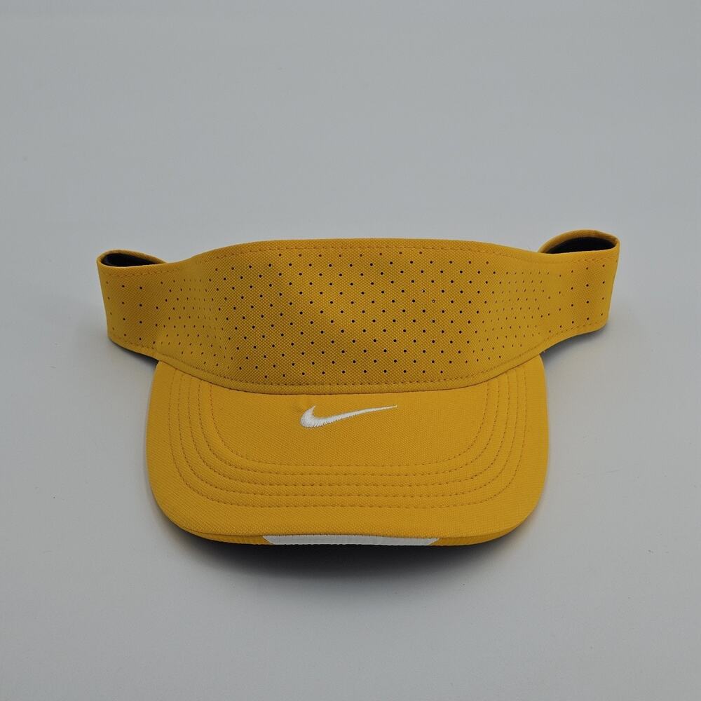 NEW Nike Adult Unisx VISOR AeroBill Adjustable XL Lightweight Golf Tennis YELLOW